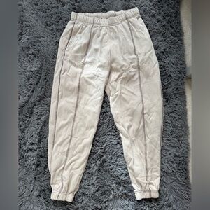 Garage Cream Jogger Pants